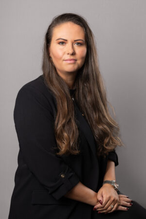 Utzoomad bild på Rebecca